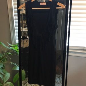 Little Black Dress with Fringe